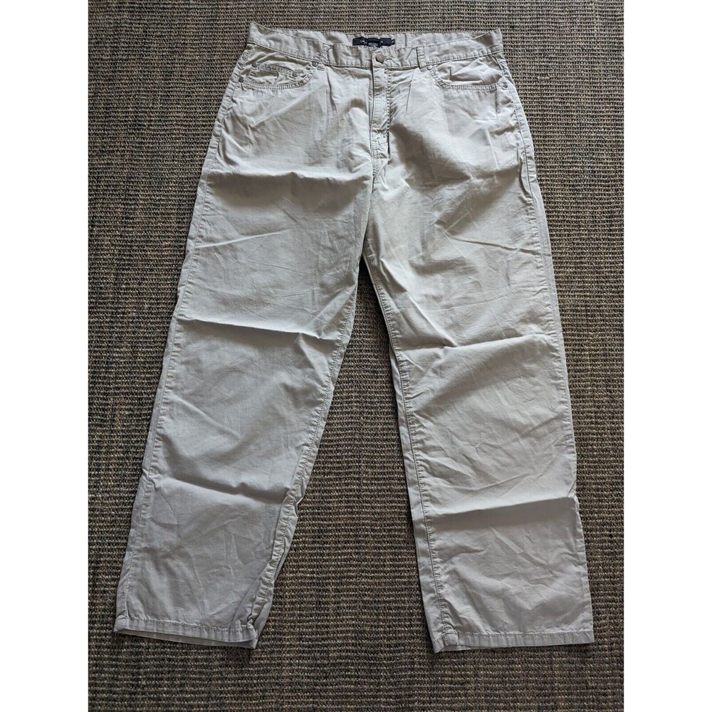 Calvin Klein Beige Pants Size 38 Pre Owned Light Pants